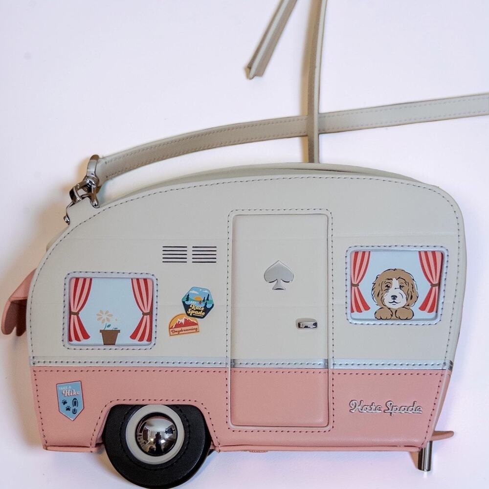 Kate Spade Day Tripper Camper Van Leather Crossbody Bag KG736